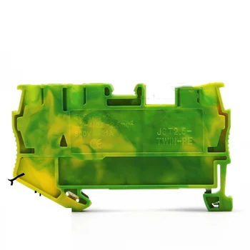 

50 pcs/bag ST2.5-TWIN-PE Terminal rail Wiring board connector terminals Wire Cable Terminals ST-2.5-TWIN-PE