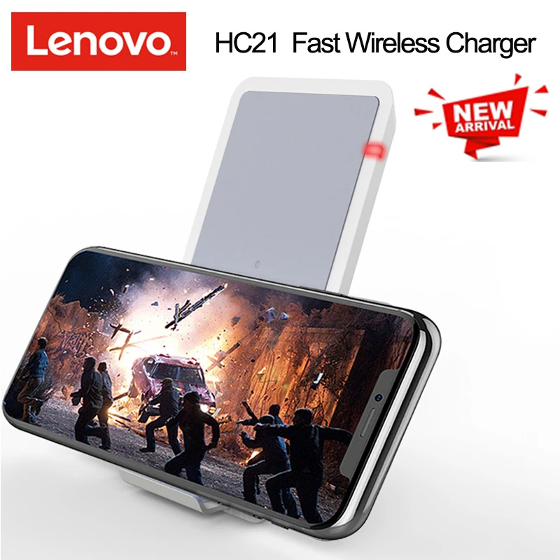 Lenovo HC21 быстро Беспроводной Зарядное устройство для iPhone X 8 samsung S9 S8 быстро для huawei