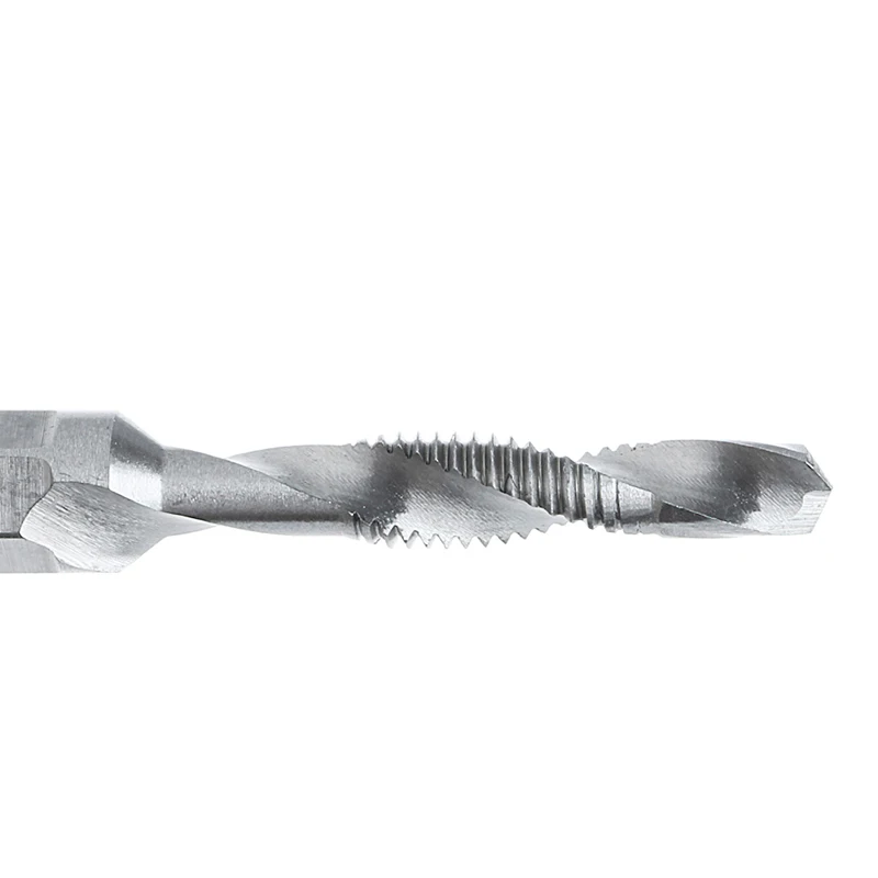 4Pcs/Set High Speed Steel HSS 4241 Drill Bits Hex Shank Spiral Tap M3-M6 4Pcs/Set High Speed Steel HSS 4241 Drill Bits Hex Shank Spiral Tap M3-M6