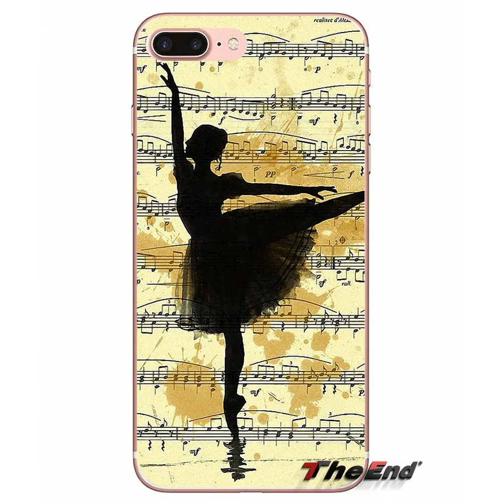 Для iPhone X 4 4S 5 5S 5C SE 6 6S 7 8 плюс samsung Galaxy J1 J3 J5 J7 A3 A5 девочка танец балет башмаки балерины чехлы - Цвет: images 4