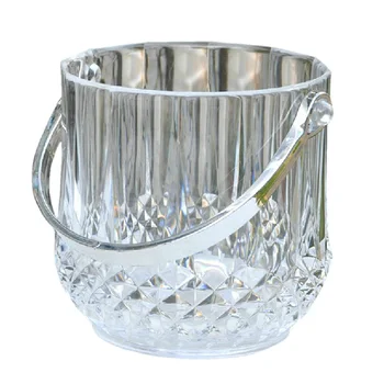 

Acrylic ice bucket transparent plastic ice bucket champagne bucket PMMA ice cooler