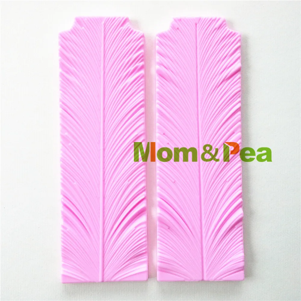 

Mom&Pea 0843 Free Shipping Leaf Shaped Silicone Press Mold Cake Decoration Fondant Cake 3D Mold Food Grade