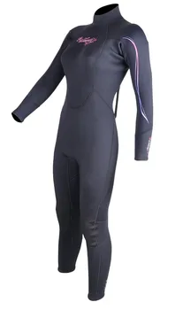 

3mm Neoprene women diving surfing suit windsurfing rubber coat wetsuit swimsuit jumpsuit long sleeve surf lycra rash guard