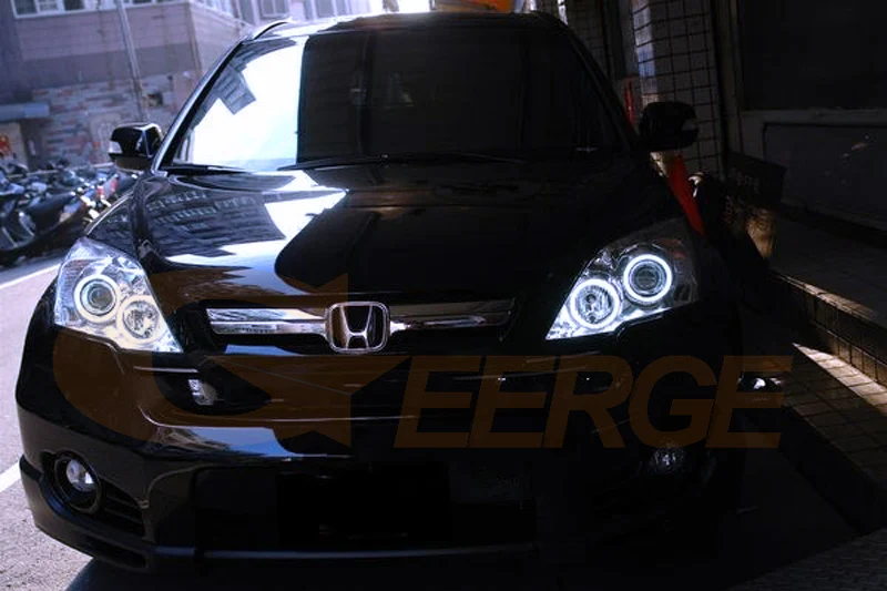 HONDA CR-V CRV 2007 2008 2009 2010 2011 PROJECTOR HEADLIGHTS ccfl angel eyes(4)