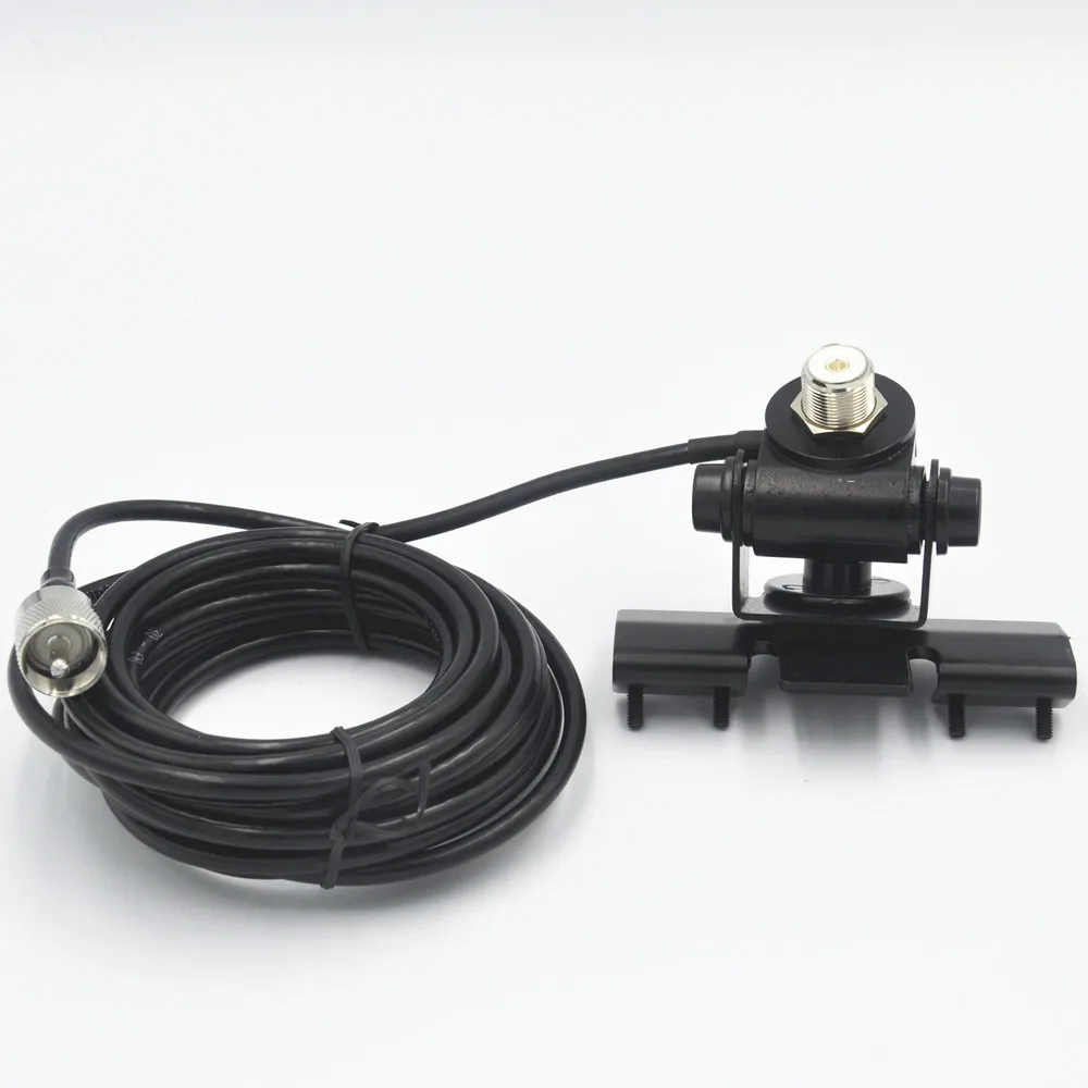 

Nagoya RB-400 Mobile Antenna Mount Bracket Clip with 5M Extension Coaxial Feeder Cable for Baofeng/TH-9800/TH-7800 Mobile Radio