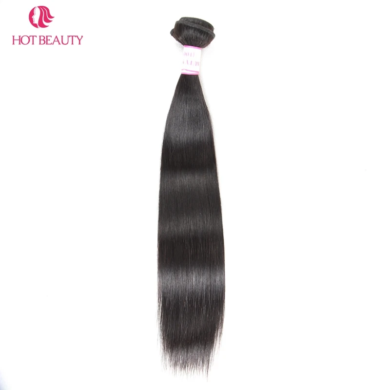 

Hot Beauty Hair Peruvian Straight Hair Weave Bundles 10-28 Inch 1 Piece Natural Color Remy Human Hair Can Mix Buy 3 or 4 Bundles