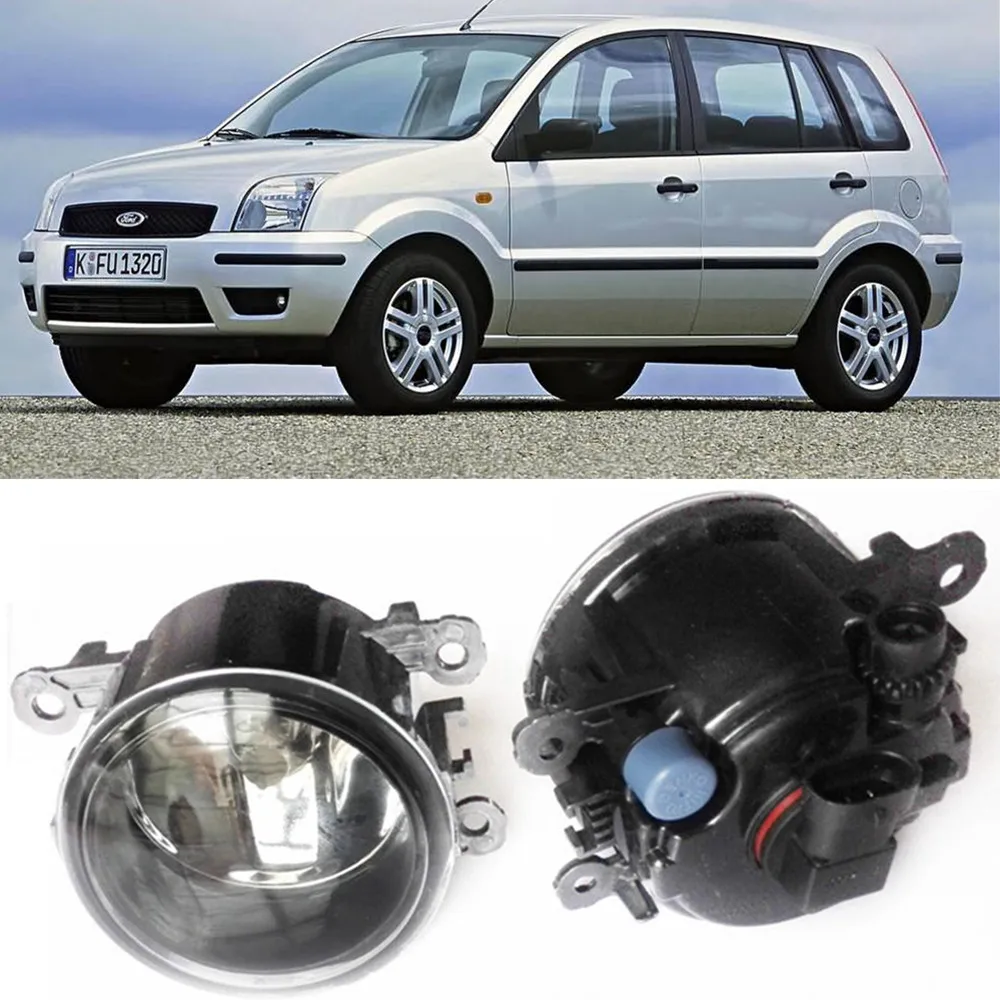 For FORD Fusion Estate JU_ 2002-2015 Car styling Fog Lamps halogen Fog lights 1SET car styling halogen fog lights fog lamps for nissan wingroad 2002 12v 1set
