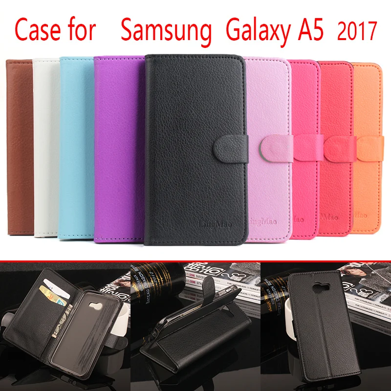 Чехол для телефона samsung galaxy A5 чехол мобильного с откидной крышкой. Lingmao бренд
