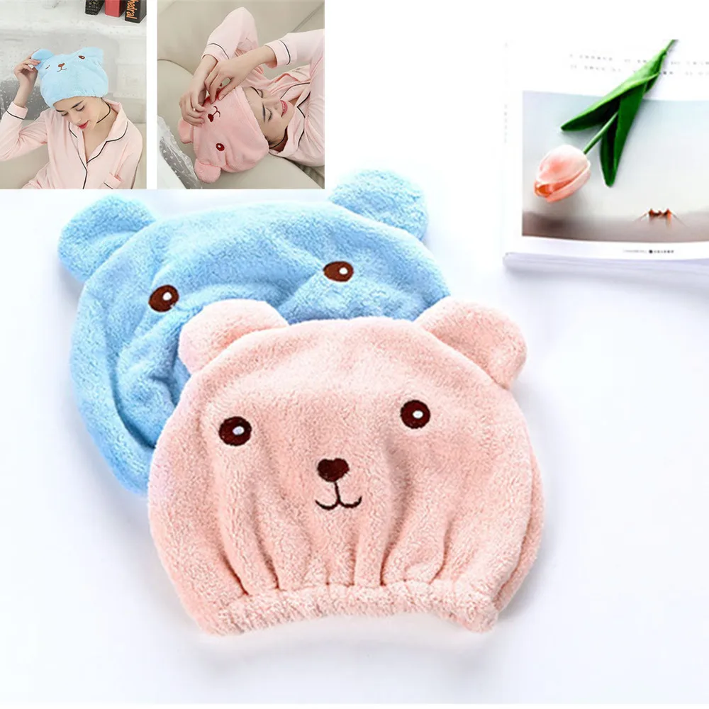 

Microfiber Hair Turban Quickly Dry Hair Hat Wrapped Towel Bathing Cap lady man Turban Head Wrap Bathing Gorro de pelo seco59