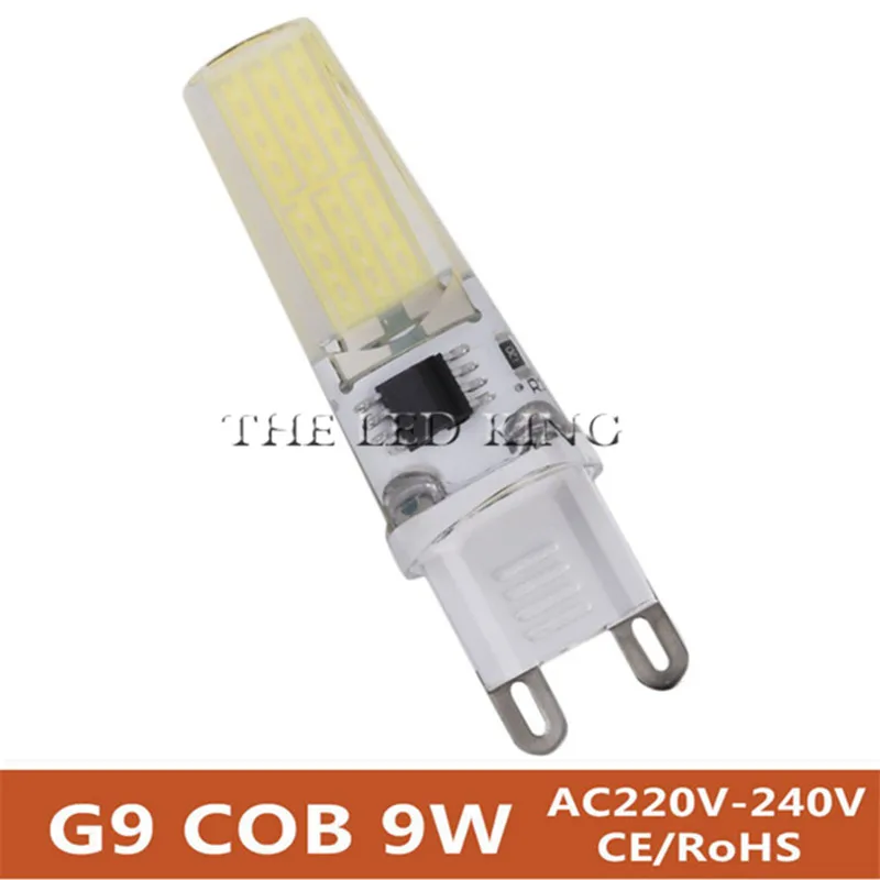 Новинка 2019 светодиодный светильник G4 G9 E14 AC / DC 12V 220V 3W 6W 9W COB Лампа с регулируемой