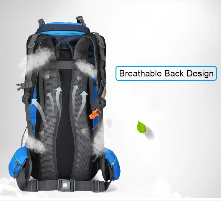 60L Extra Large Capacity Backpack Anti-tear Durable Travel Backpacks for Backpacking Trekking Hiking Camping Climbing Travelling