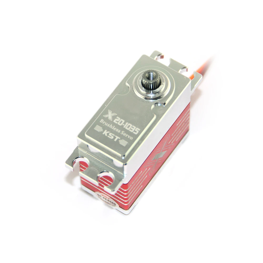

KST X20-1035 Metal Gear Digital 12KG 0.03sec HV Brushless Tail Servo Motor for UAV RC Car Robot Arm Helicopter Airplane Parts