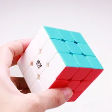 XMD QIYI 3x3x3 Stickerless Волшебные кубики из АБС-пластика 56 мм головоломка Профессиональный Кубик Рубика от Скорость Обучающие Блок куб, игрушка для детей, неокуб