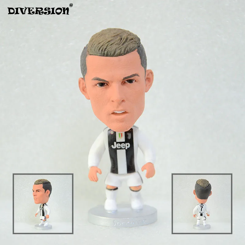 Soccerwe كرة القدم لاعب JUV رونالدو دمى Dybala بيرلو بوفون عمل أرقام لكرة القدم ستار تمثال جمع اللعب