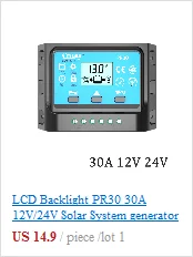 LiFePO4 Батарея Панели солнечные контроллер заряда-зарядное устройство для литий-ионного, 3A/10A/20A/30A 6 в, 12 В, 24 В постоянного тока 48В 60В 3,7 V 12,8 V 25,6 V 11,1 V 14,8 V 22,2 V