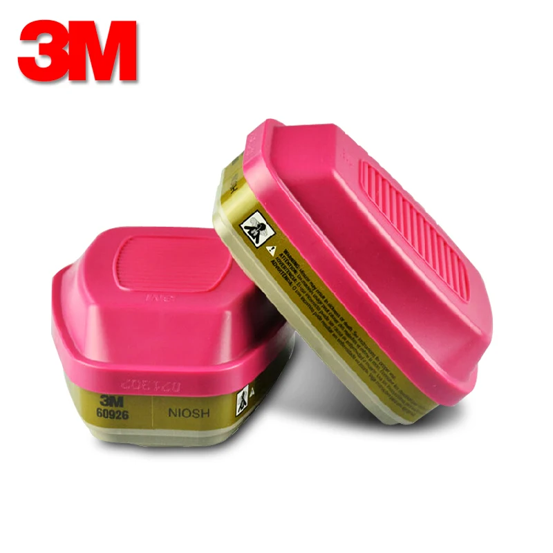 

3M 60926 Multi Gas/Vapor Cartridge/Filter Respiratory Protection AgainstOV/CL/CD/HC/AM/MA/SD/HF/HS/FM Use with 3M Face Mask H888