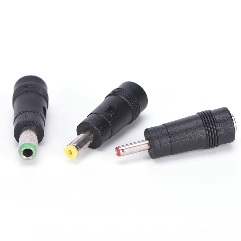 

Socket Plug Connector For Computers Laptop Charger Adapter Angled InterchangeableTips Universal 8pcs for Notebook Power Adapter