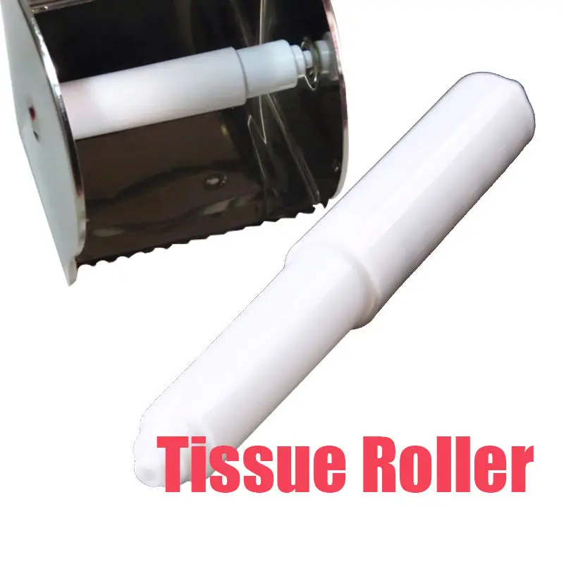5PCS White Replacement Toilet Roll Holder Roller Sprung Strong Spring