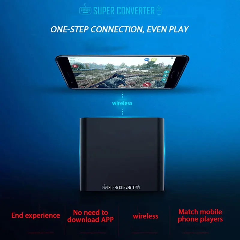 Original Ipega PG-9096 PG-9116 Mini Bluetooth Keyboard and Mouse Converter for Game Pubg Controller Joystick Mobile FPS Games