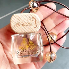 Автомобильный кулон пустая бутылка духов висячие украшения авто зеркало заднего вида Декор висячая отделка для аромата эфирное масло диффузор