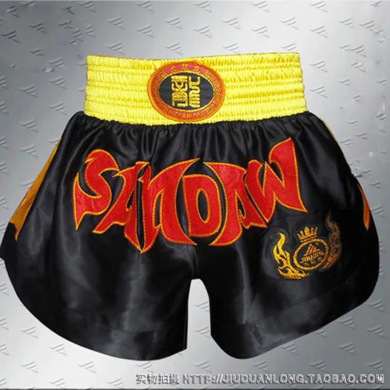 

Top Quality Sanda Shorts Wushu Muay Thai Boxeo MMA Clothes Taekwondo Boxing Clothes Martial Arts Shorts Sportswear Boys to Adult