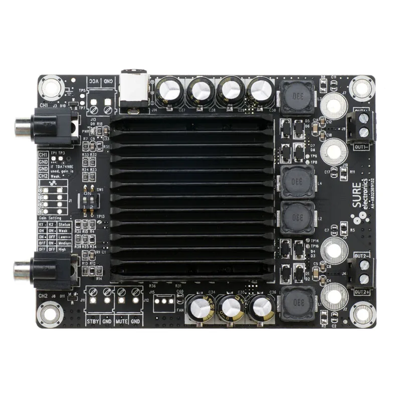 G 011 2*25 Вт двухканальный TDA7492 класса D HiFi цифровой аудио усилитель плата Fever|amplifier