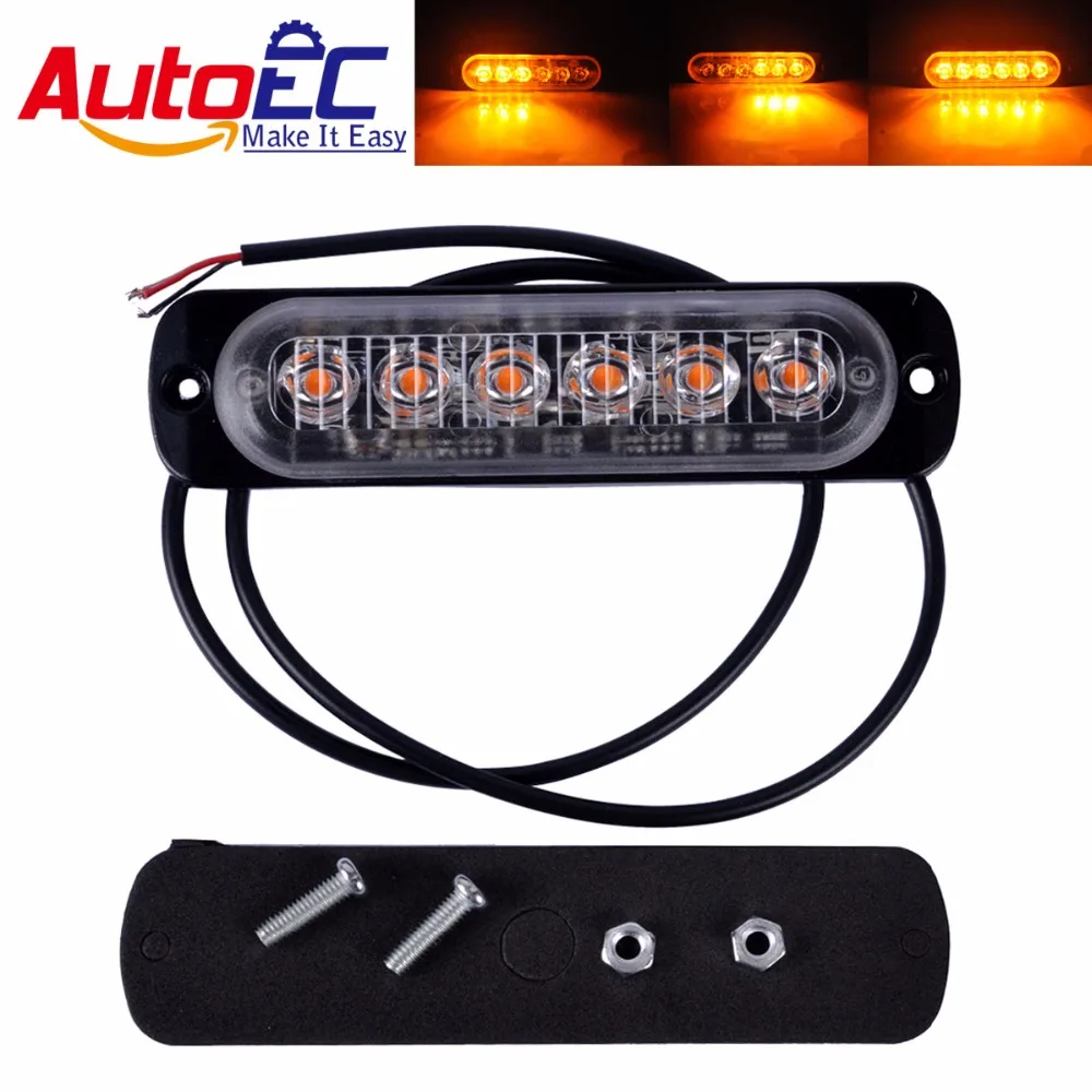6 led strobe warning light  (6)
