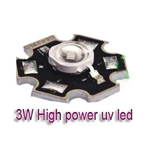 

3W High Power ULTRA VIOLET UV LED 390-405nm Aquarium fish tank with 20mm base