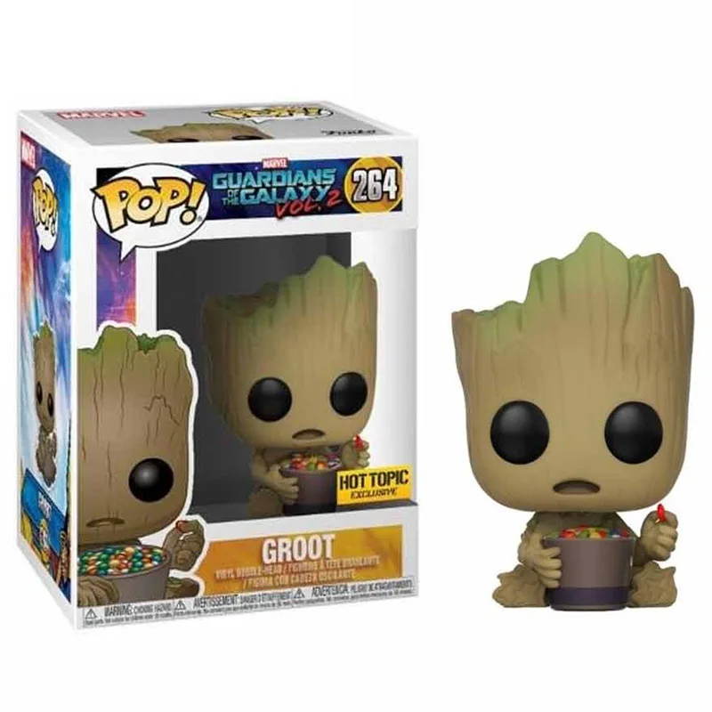 

Funko Pop Marvel Guardians of the Galaxy Candy Groot Vinyl Action Figure Doll Model Car Decoration Figure Toys Gift for Children
