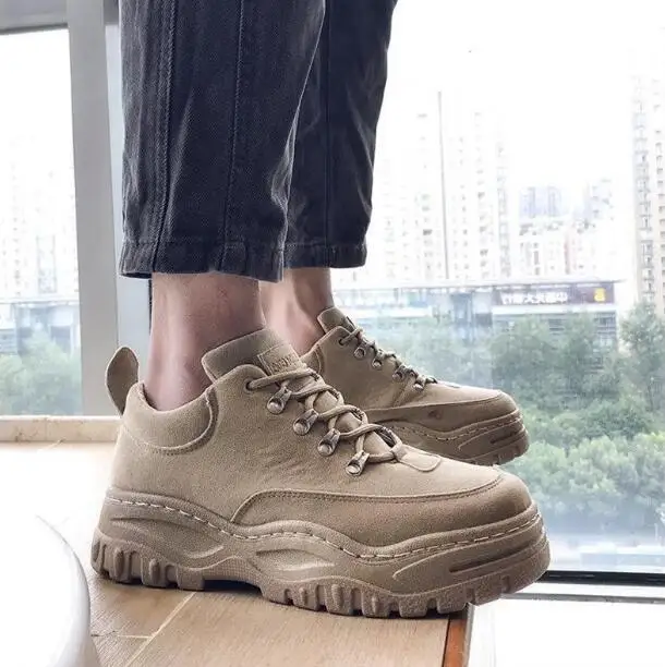 

2019 New Spring and Autumn Retro Trend Low Shoes Students Wild Korean Version of Comfortable Wear Non-slip Men's Shoes M0155