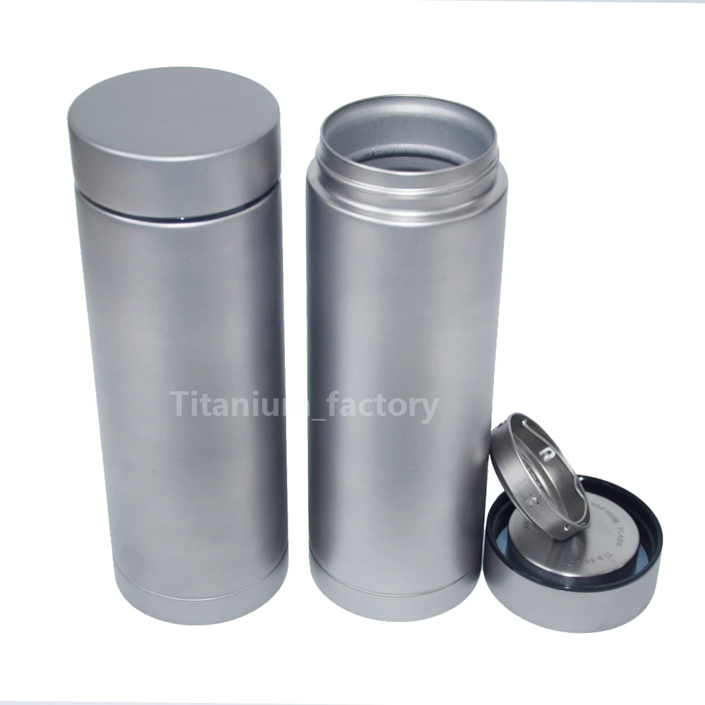 

2018 new Pure Titanium Travel Mugs Vacuum Flask Water Bottle Cup EDC Outdoor Vacuum Cup 400ml