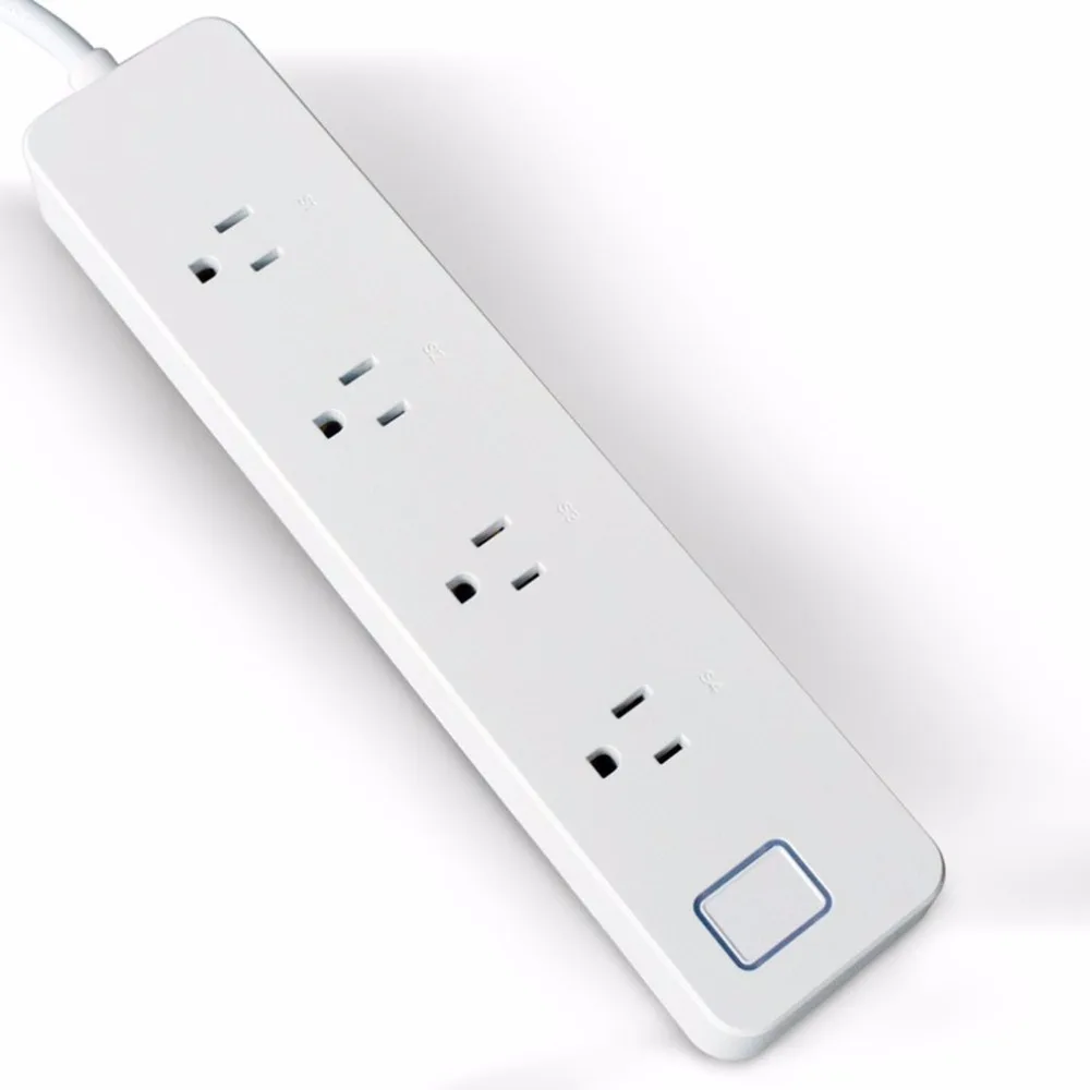 Продажа Умный дом Мощность Plug WI FI розеток WI FI синхронизации Plug Мощность полосы 4 Порты отдельных Беспроводной удаленного Управление США Plug