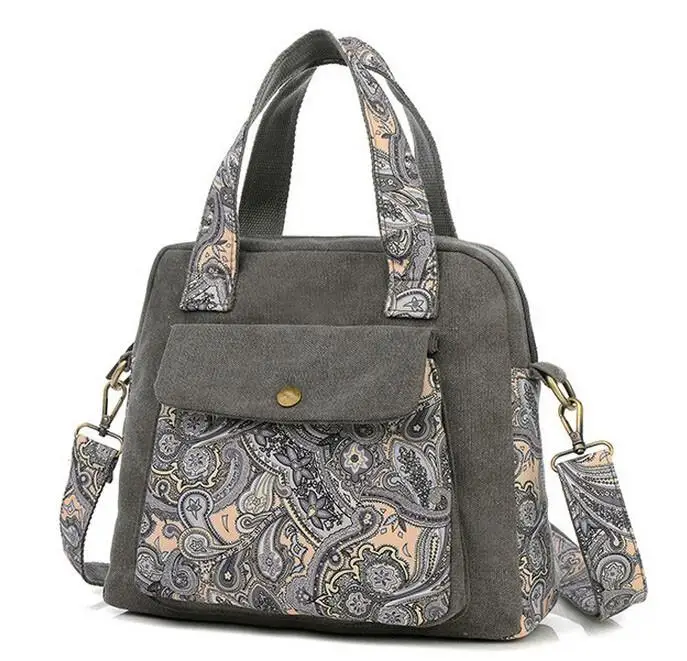 canvas hand bags for ladies