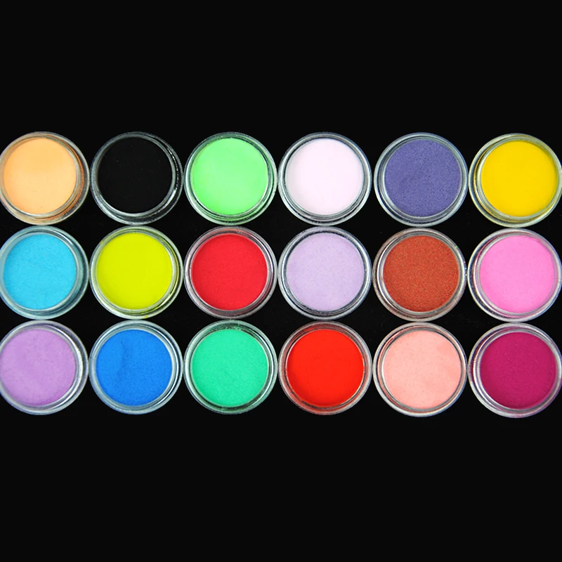 

Mix Colors Acrylic Powder Nail Glitter Nail Art Decoration Set for False Tips Nail Art Manicure Glitter Acrylic Powder For Nail