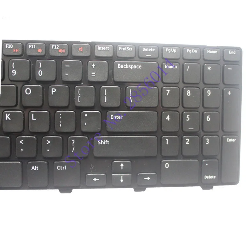 Клавиатура США для Dell Pavilion 15R N5110 M5110 N 5110 английская черная клавиатура для ноутбука с рамкой