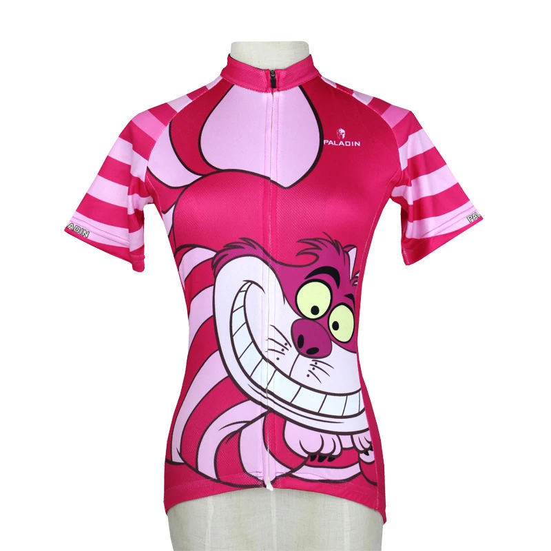 Mouth Cat Design Short Sleeved Cycling Jersey Women S Spring And Summer Sports Jerseys Pink Road Mountain Bike Jerseys Short Sleeve Cycling Jersey Sleeve Cycling Jerseycycling Jersey Women Aliexpress