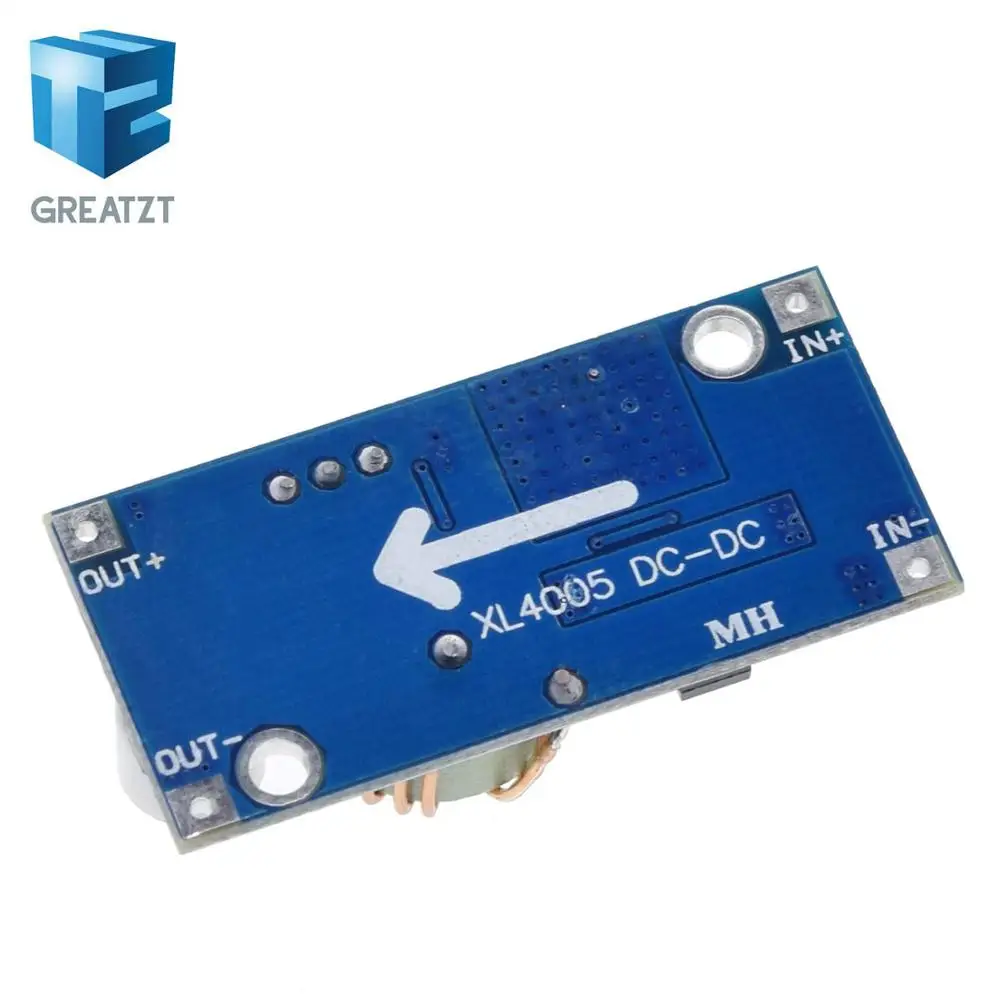 Free shipping!1pcs XL4005 DSN5000 Beyond LM2596 DC adjustable step down 5A power Supply module Large current power|step-down 5a|power supplylm2596
