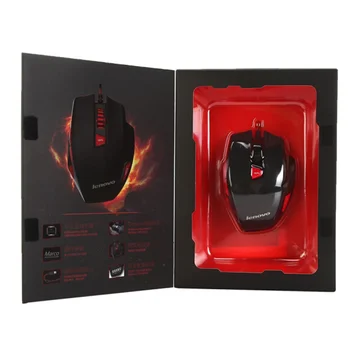 

Lenovo M600 wired Game Mouse Light-emitting 9 key DPI Variable Speed Multi Electric Mouse 3200dpi for Windows XP/Vista/7/8/8.1