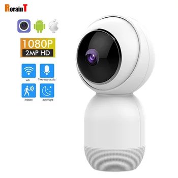 

RorainT Smart HD 1080P CCTV Phone Security Monitoring Network Head Home wifi IP Camera Two-way Audio Monitor