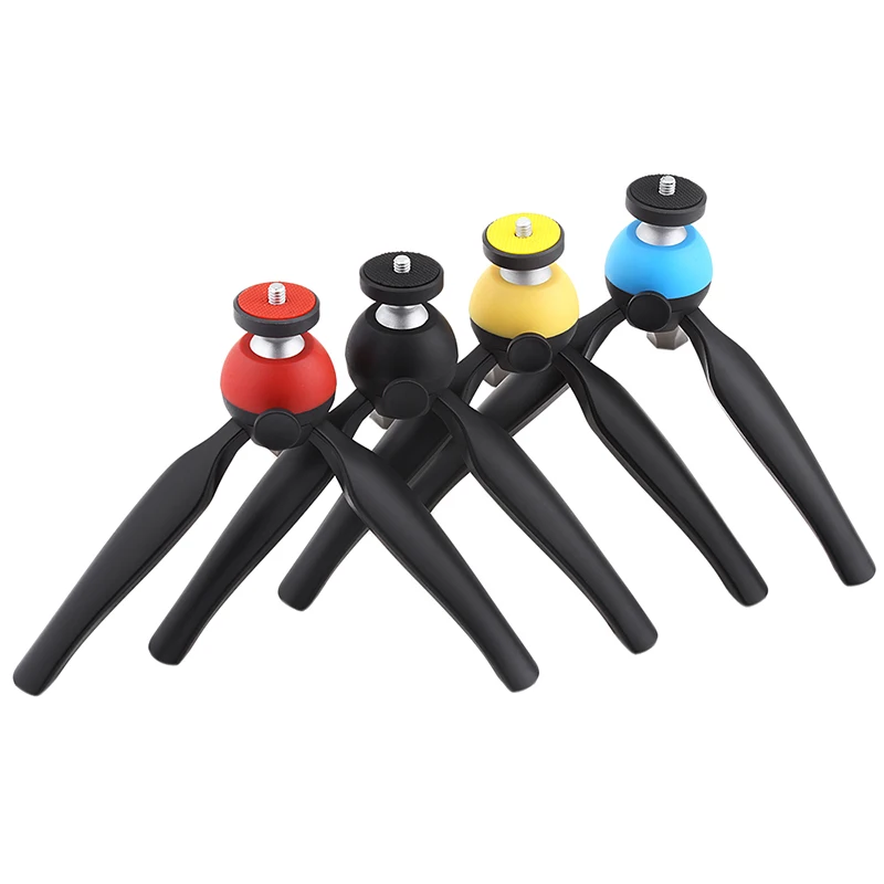  Mini Tripod Tabletop Smartphone Mount Clip Holder Stand w Ballhead for iPhone X/8/7 Plus Huawei Xia