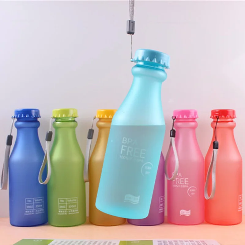 Fashion Color Portable Leak-proof Sports Travel Water Bottle Cup Cycling Camping