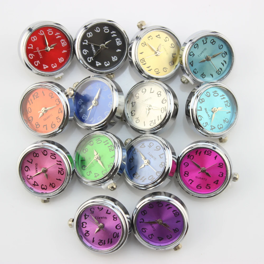 Dropshipping 10 Colors Watch Face Snap Click Snap Buttons Charm Fit
