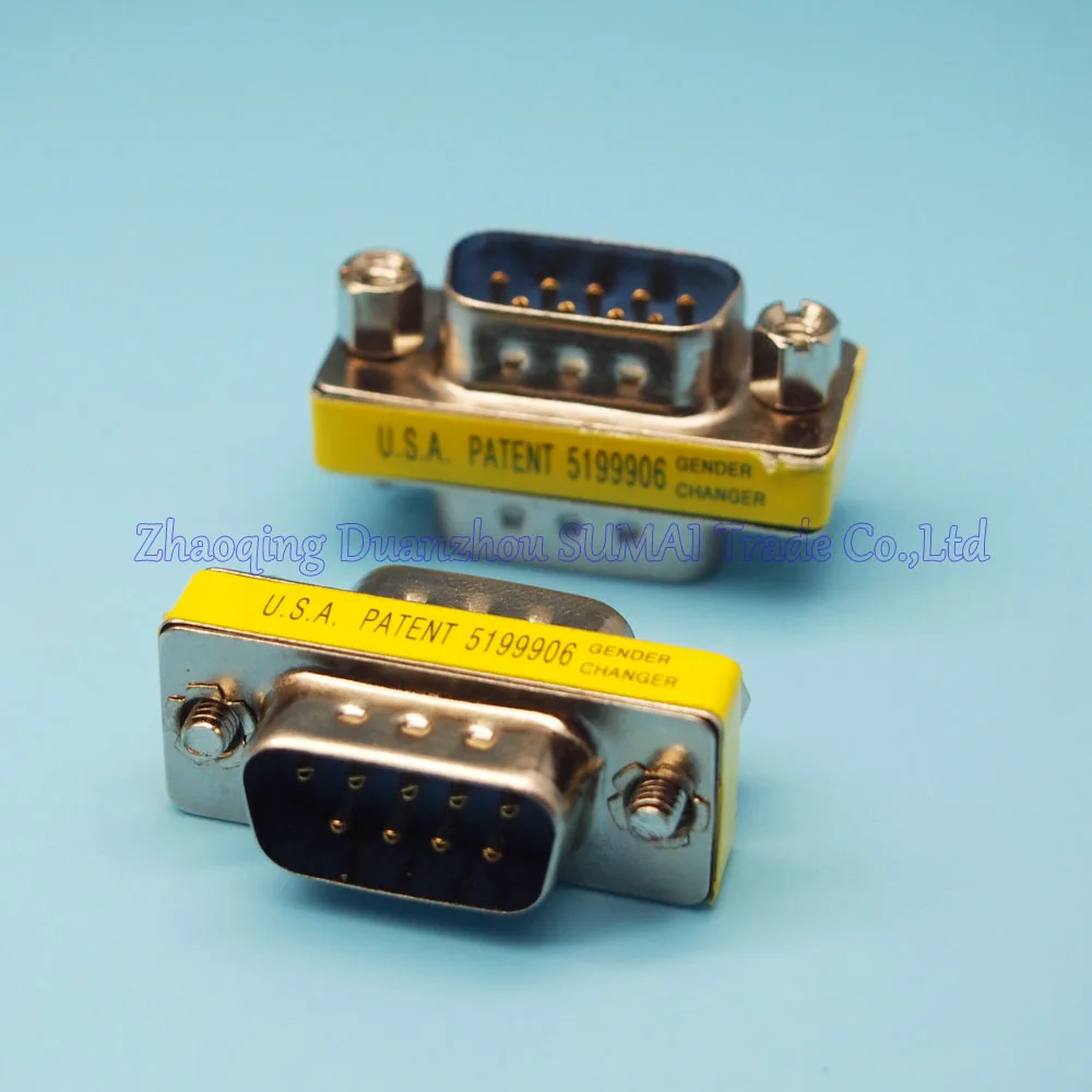 DB9 어댑터 RS232 9Pin to 9pin male to male 어댑터 VGA 커넥터 무료 배송