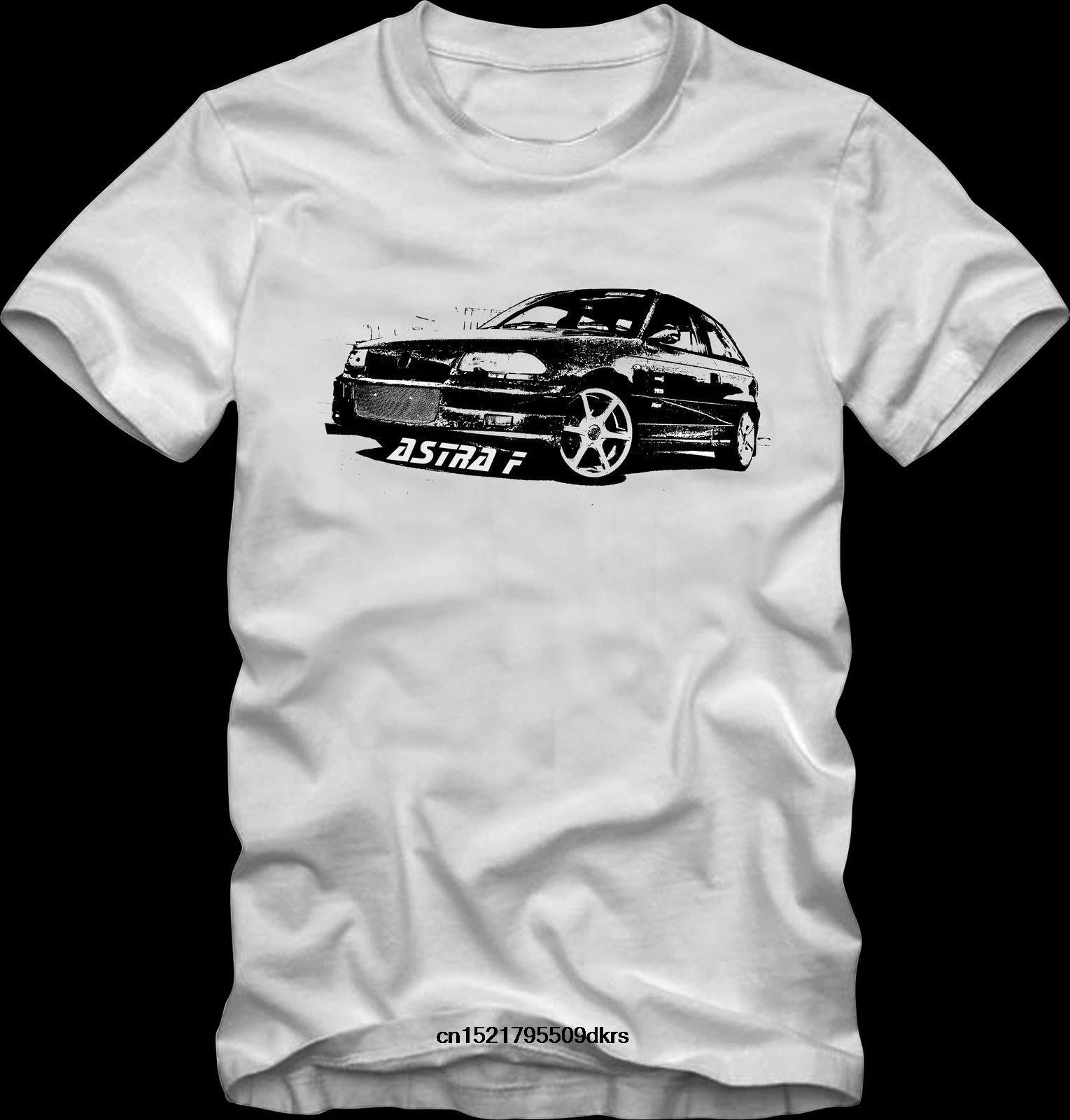 

Men t shirt Classic White T- Shirt Opel Astra F Textildirektdruck Fan Shirt Retro Style S_W Grafik t-shirt women