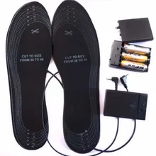 Eco Friendly Customized Battery Heated Shoes insoles Safe USB Powered heated insoles External Battery Pack
