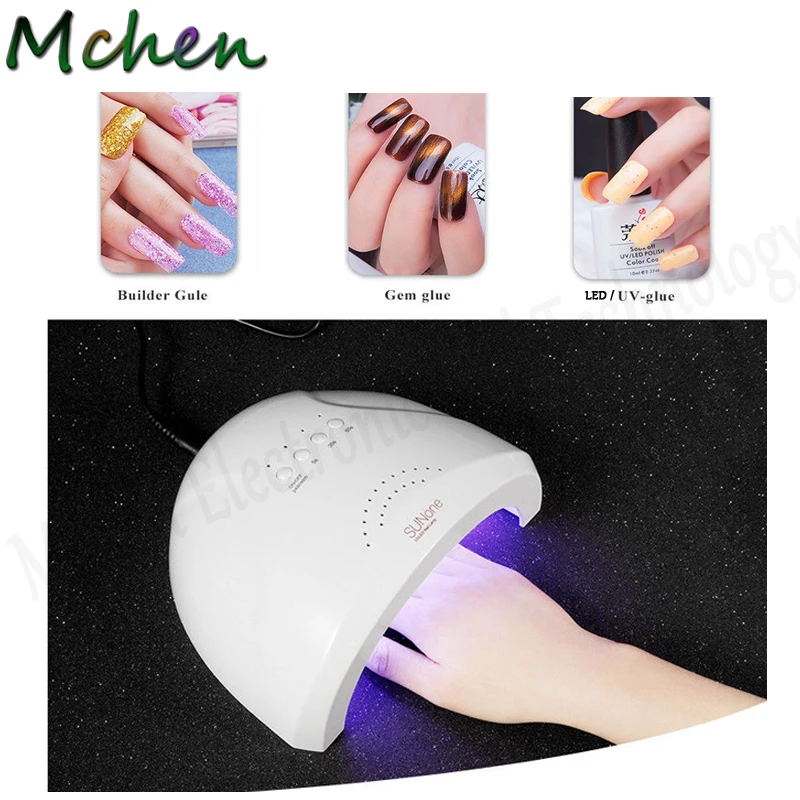 SUNone 48W 24W Nail Dryer LED UV Lamp Light Polish Dryer Fingernail