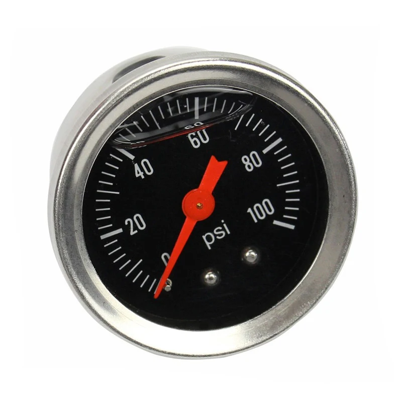 Fuel Pressure Regulator Kit 0-160 psi Universal Adjustable Aluminum Fuel Pressure Regulator Kit with AN-6 Fuel Line Hose Fittings 