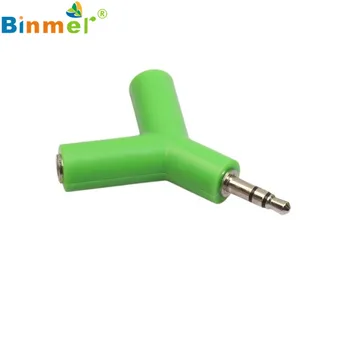 

Factiory price 3.5 mm Stereo Audio Y-Splitter 2 Female to 1 Male Cable Adapter For Earphone J09T Drop Shipping