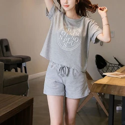 Women's Two Piece Set Summer Short Sleeve T Shirt Tops + Pants Set Pajamas Set Fashion Summer Clothes Women's Two Piece Set Summer Short Sleeve T Shirt Tops + Pants Set Pajamas Set Fashion Summer Clothes