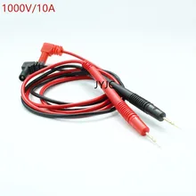 Universal Multimeter Tester Line Copper Pen Head Electrical Circuit Detector Connection Cable Wire 10A 1000V Testing Pen Thin